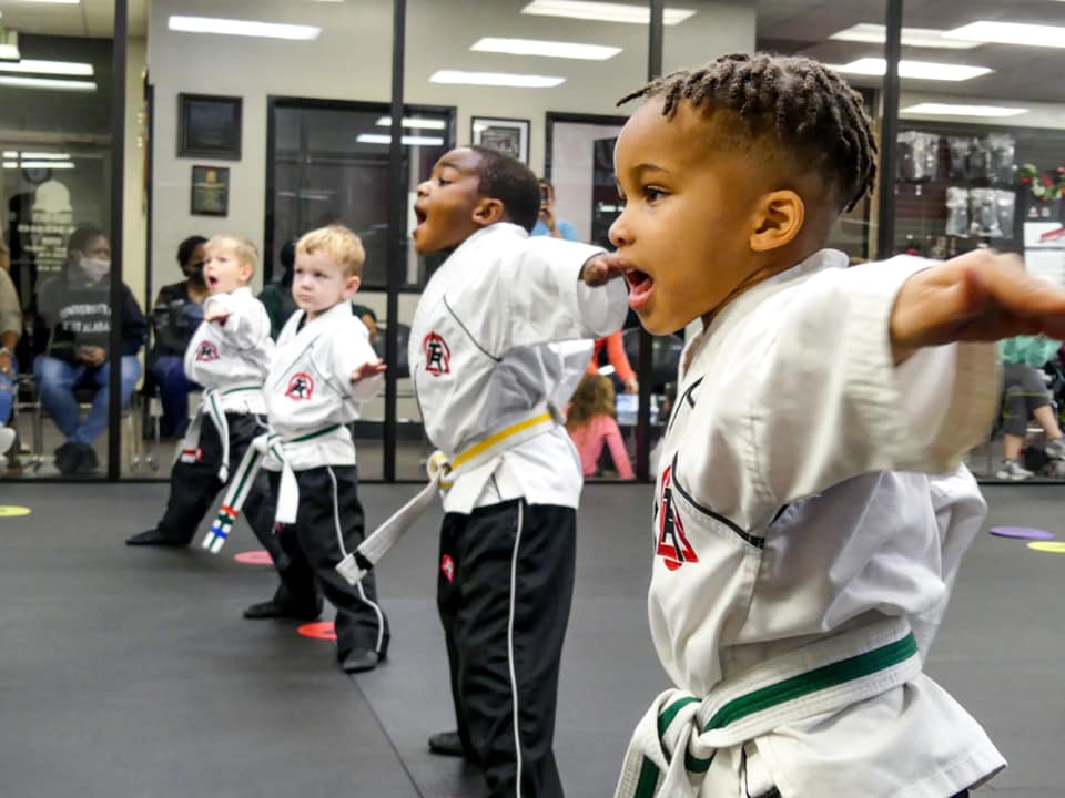 kids martial arts student in tuscaloosa al